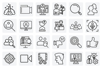 Fototapeta premium Social Media Engagement And User Reactions – Happy Reacts And Thumbs Down On Video Content For Audience Feedback