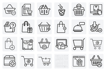 Fototapeta premium E-Commerce And Online Shopping Actions – Adding Products To A Cart, Canceling Orders, And Managing Purchases