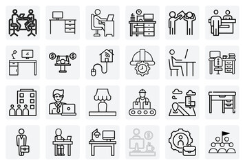 Fototapeta premium Home Office And Bathroom Fixtures – Working Desk, Armchair, And Bidet For Modern Interior Designs