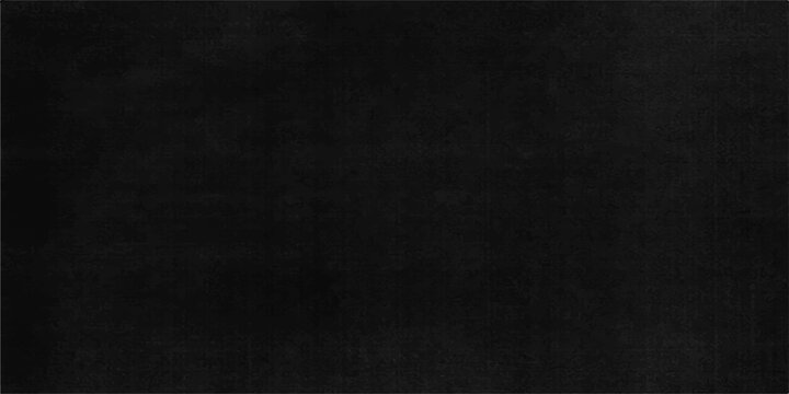 A dark grunge texture of an old black chalkboard surface provides a rough vintage wallpaper backdrop with a blank gray material pattern for artistic design