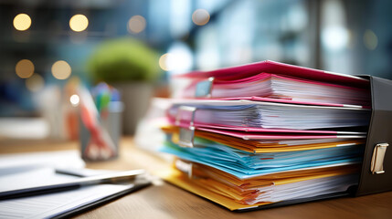 Organized technical documentation manuals in binders information stored accessible office documents reports handbooks business education archive data files paperwork