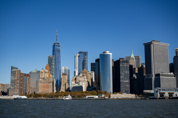 Naklejka premium Manhattan Skyline