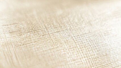 Close-up of light brown woven fabric