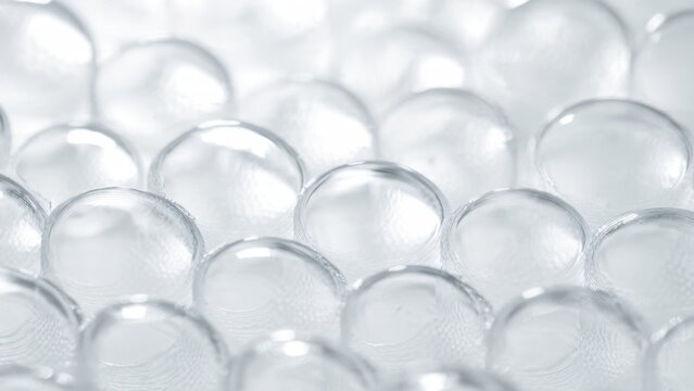 Translucent Gel Balls Close-Up