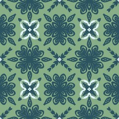 Obraz premium seamless damask pattern
