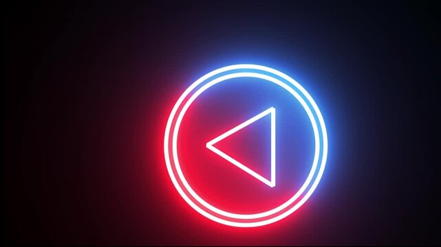 Movable pause icon made by mixture of two colour.