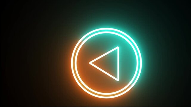 Movable pause icon made by mixture of two colour.
