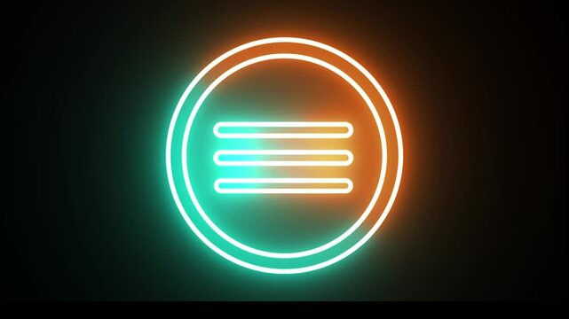 Three paralleled straight line icon of play button.