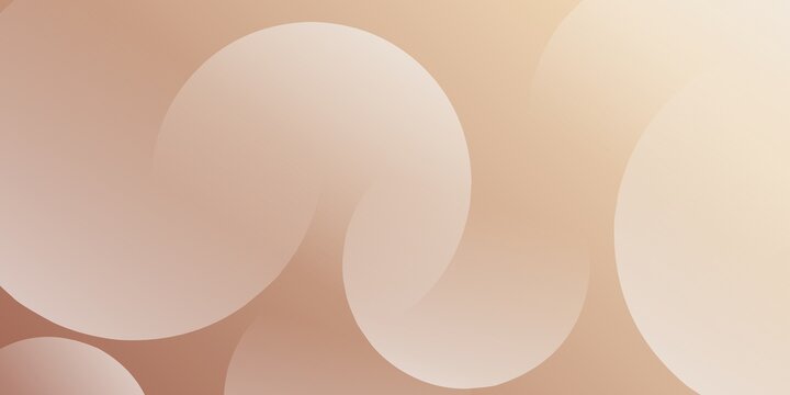 Abstract brown beige gradient background with soft layered geometric circles.
