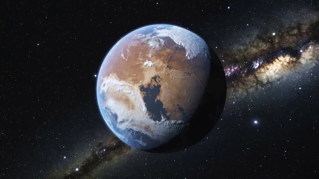 Plan&egrave;te extraterrestre dans l&rsquo;espace
