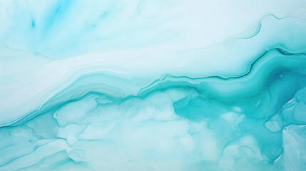 Obraz premium Serene aqua onyx marble texture with smooth flowing patterns and soft gradients creates calming visual experience