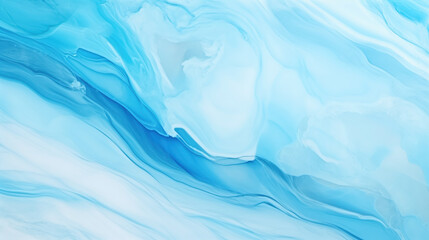 Stunning abstract design featuring flowing aqua and blue hues, creating serene and calming atmosphere. smooth textures evoke tranquility