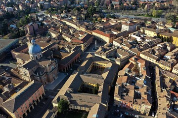 Obraz premium defaAerial view of the Reggio Emilia town center, Emilia Romagna, Italyult