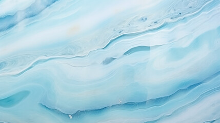 Fototapeta premium Stunning aqua onyx marble surface with flowing patterns and soft hues creates serene and calming atmosphere