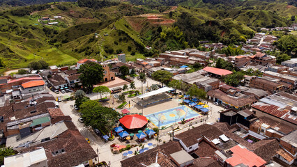 Alejandria, Antioquia - Colombia. November 16, 2025. A municipality surrounded by rivers and mountains, with 4,989 inhabitants.