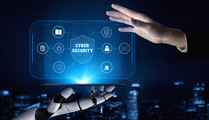 AI driven cyber security services for digital data protection and threat prevention. An AI system for network monitoring and malware detection. Motif