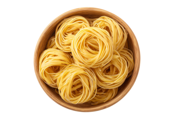 Bowl of Raw Pasta Nests