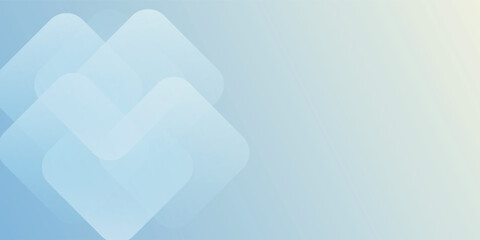 Soft Blue Geometric Background With Intersecting Rounded Squares for Modern Tech and Design eps10