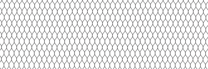 Fototapeta premium Mesh texture for fishing nets. Seamless pattern for sportswear or soccer goal, volleyball net, basketball hoop, hockey, athletics. vektor