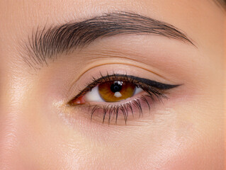 Fototapeta premium close up of female eye