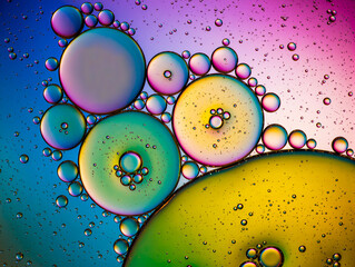 abstract background with colorful circles