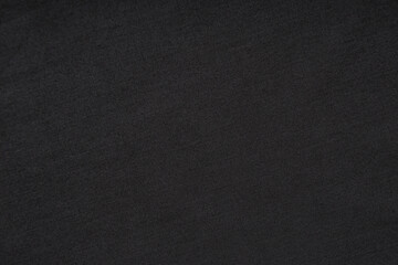 Texture of black cotton fabric as background