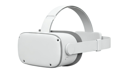 White Virtual Reality Headset