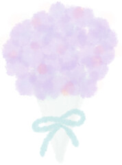 Pastel Watercolor Flower Texture Illustration
