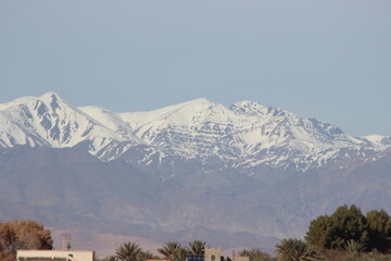 Majestic Winter View of Morocco’s High Atlas Mountains