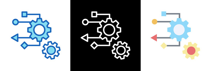 Plan Development triplestyle icon