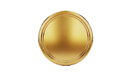 Blank Gold Coin