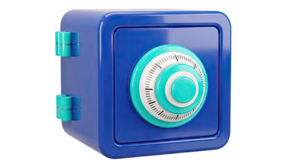 Blue and Teal Combination Safe
