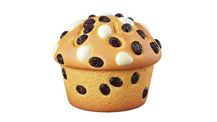 Fototapeta premium Raisin and White Chocolate Chip Muffin