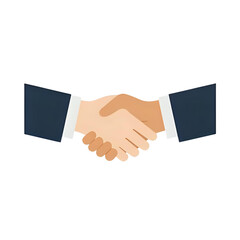 Obraz premium Two individuals shaking hands in a gesture of agreement or partnership, symbolizing cooperation and mutual understanding in a professional setting