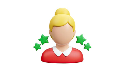 3D Avatar with Stars