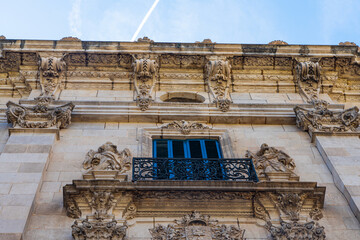The ancient architecture of Barcelona, Spain,