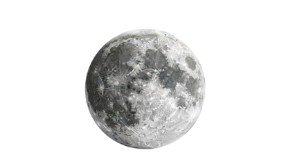 Detailed Close-up of the Moon's Surface