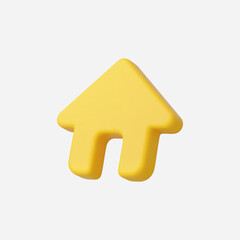 3d Realistic House icon vector Illustration