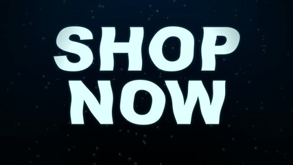 Deep Ocean Underwater Shop Now Animation 4K