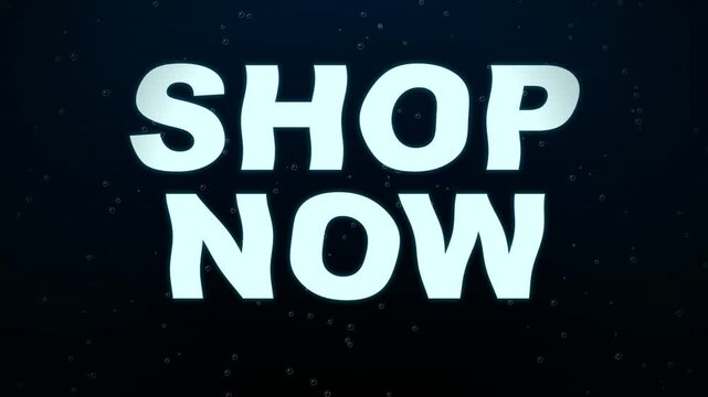 Deep Ocean Underwater Shop Now Animation 4K