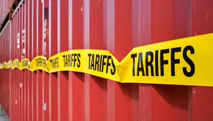 Trade war between China and USA impacts economy and business with tariffs, tax, duty, finance, market crisis, and conflict affecting global trade