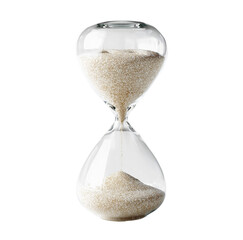 hourglass isolated on white background