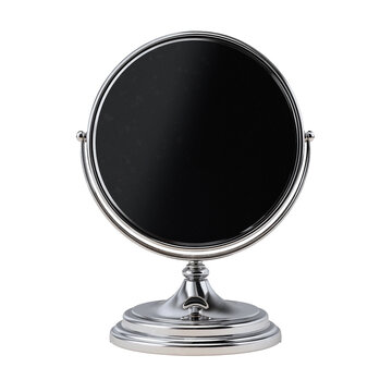 Scrying Mirror Made Of Polished Obsidian Glass
