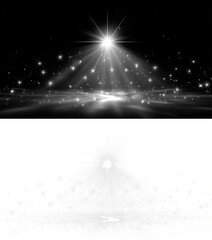 Light Sparkle White Glow And Glistering Shine