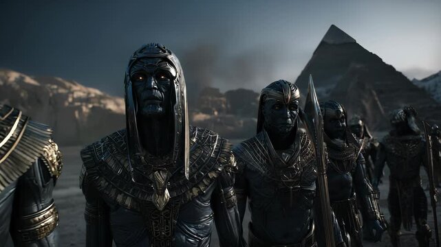 Ancient civilization generated by artificial intelligence.