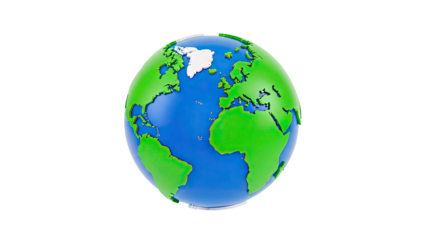 Stylized Globe of Earth