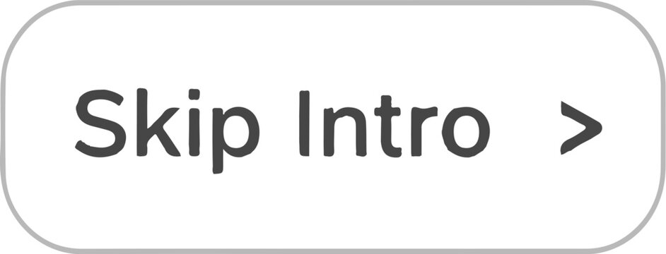 A digital interface element button displaying Skip Intro text with a right arrow
