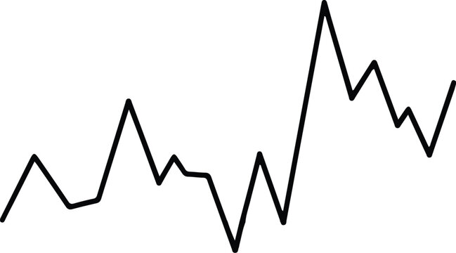 Graphical representation of data trend as Interface Element in a simple line graph format