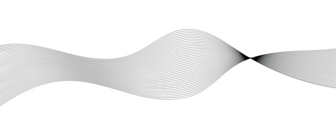 Fototapeta premium Smooth shape dynamic vector abstract line isolated white background used for presentations, desktop wallpapers and digital art.
