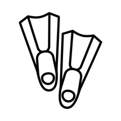 Flippers for swimming and diving © NorStock